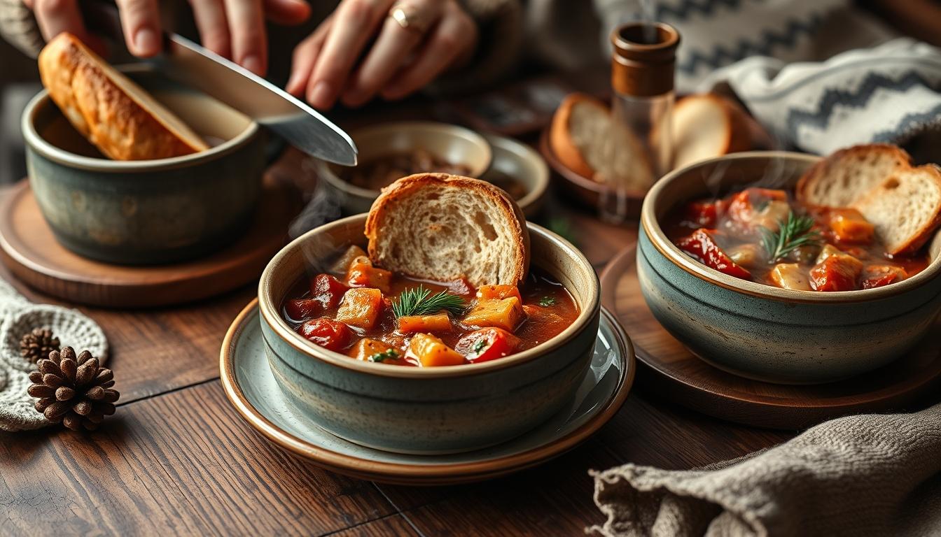 Ingredients prepared for a simple home dinner