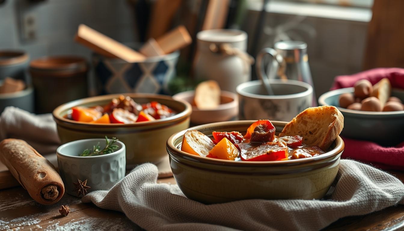 Fresh ingredients for healthy home cooking